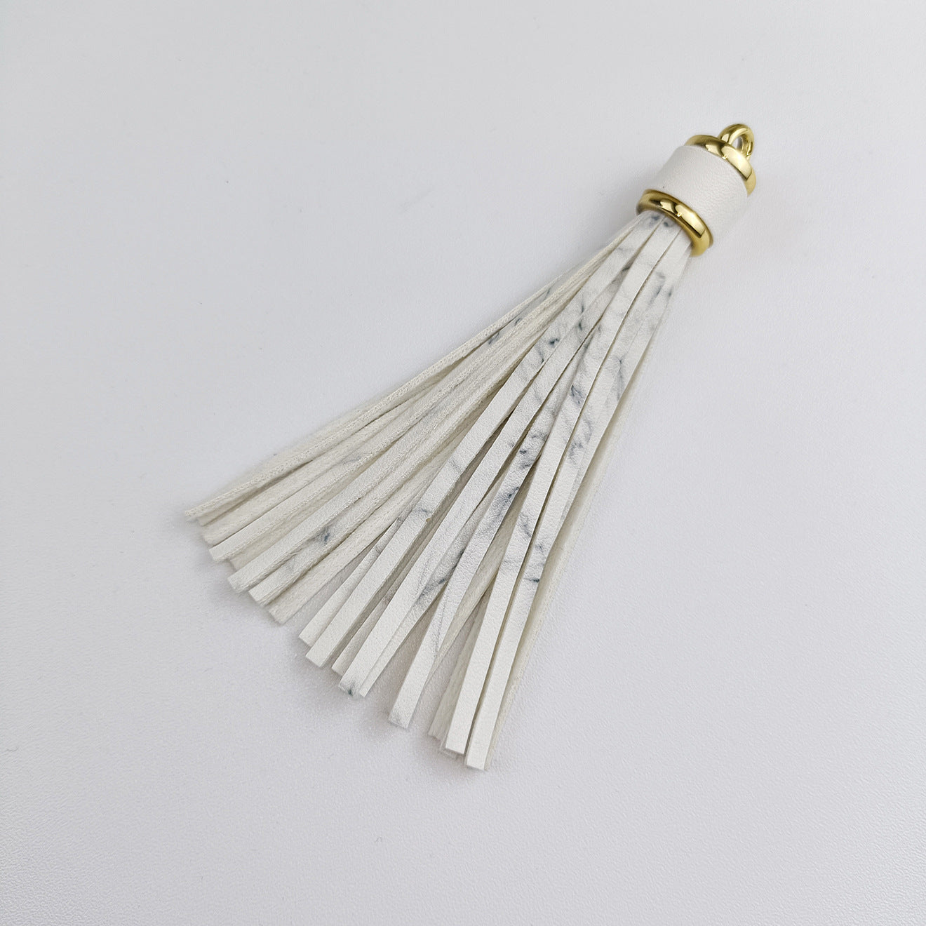 Wholesale Leopard Print PU Leather Tassel Printed Pendant Keychain Accessories